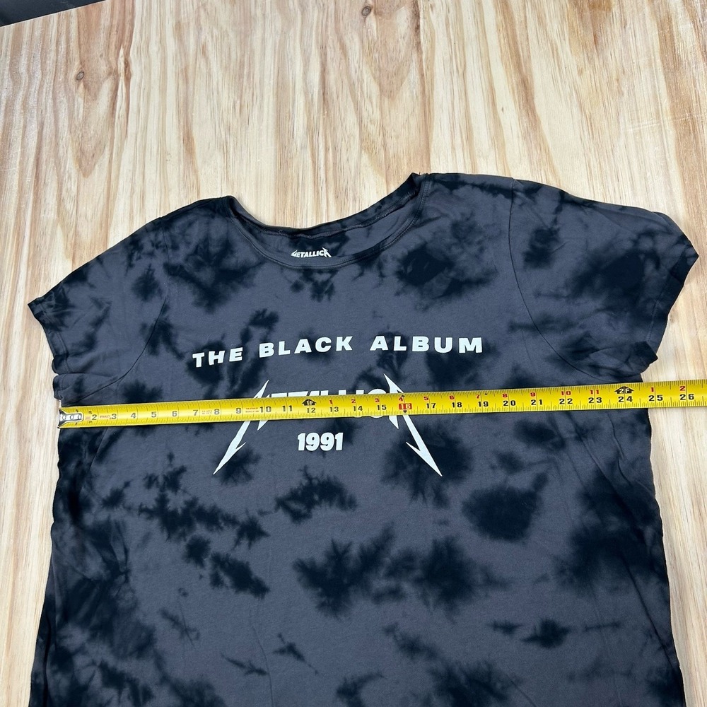 Metallica The Black Label Women's T Shirt Dress Size 3‎ Large 1991 - Picture 6 of 8